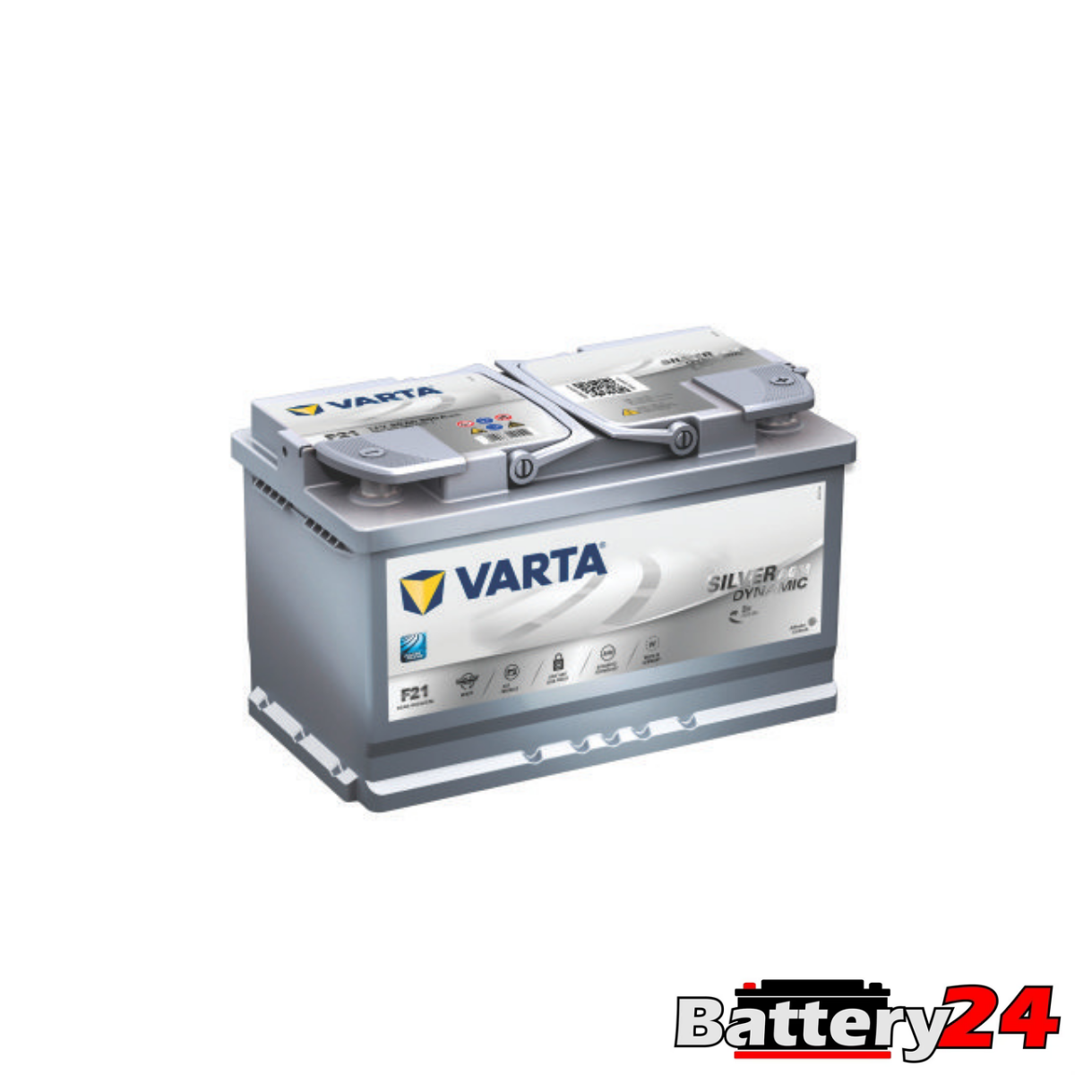 Varta 668 AGM Car Battery – 12V 80Ah, 800 CCA Battery24