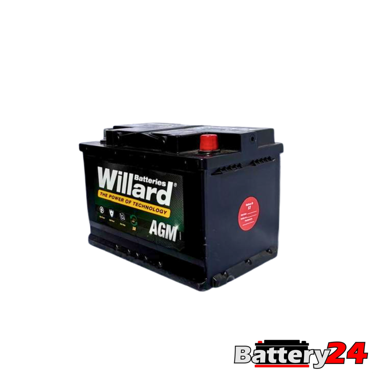 Willard 652 AGM Car Battery 12V 70Ah 760 CCA Battery24 willard-652-agm-car-battery-12v-70ah-760-cca-battery24