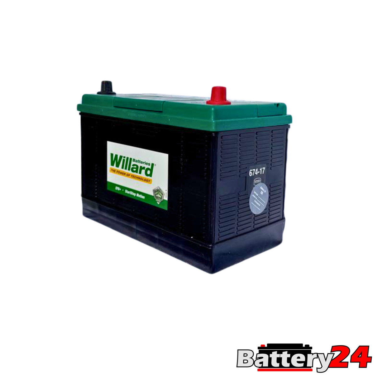Willard 674 Truck Battery – 12V 100Ah, 740 CCA Battery24